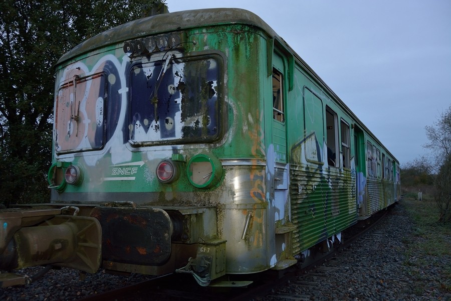 Trains réformés vers la découpe